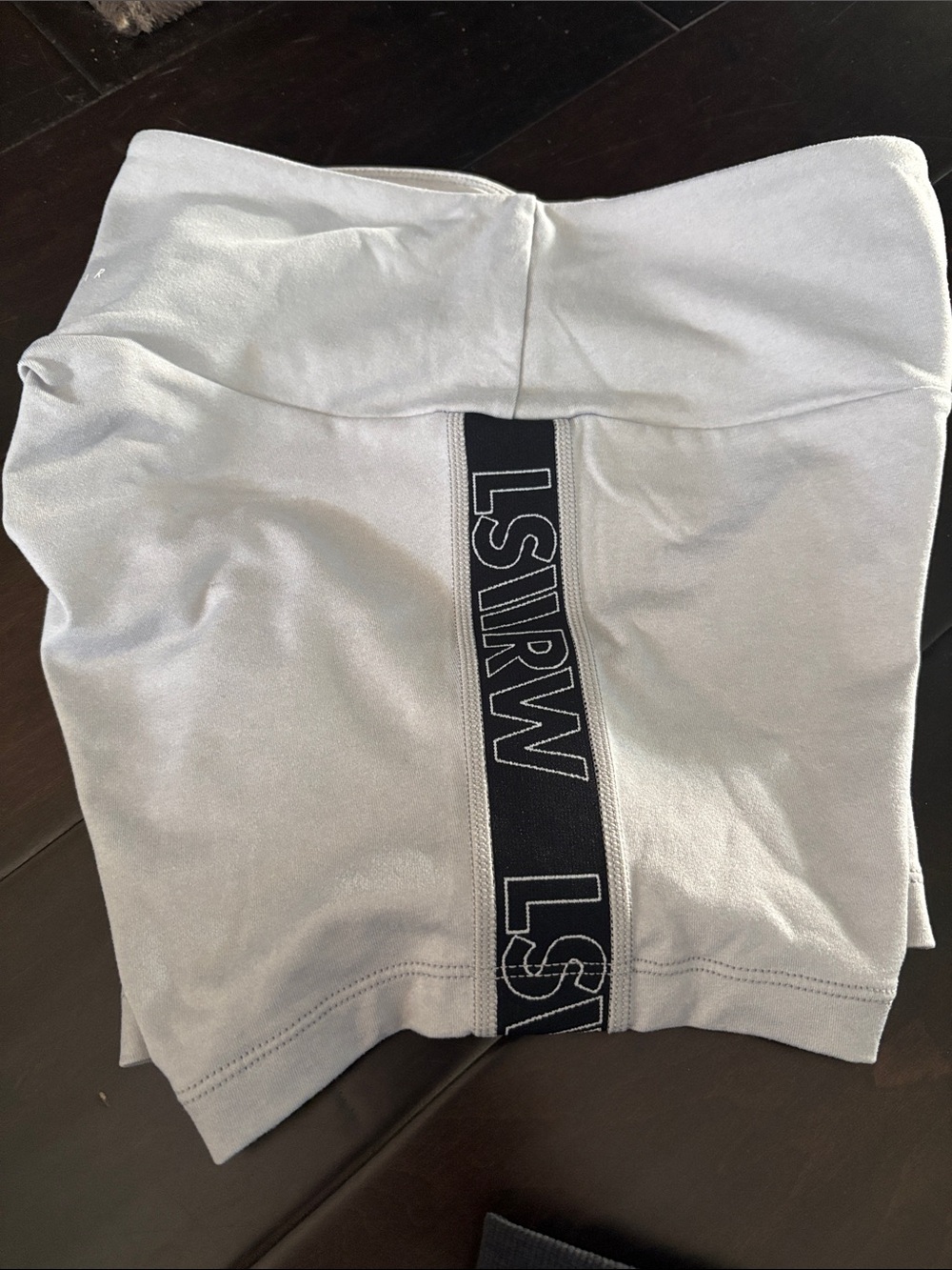 Ryderwear Light Gray Women’s High-Waist Shorts